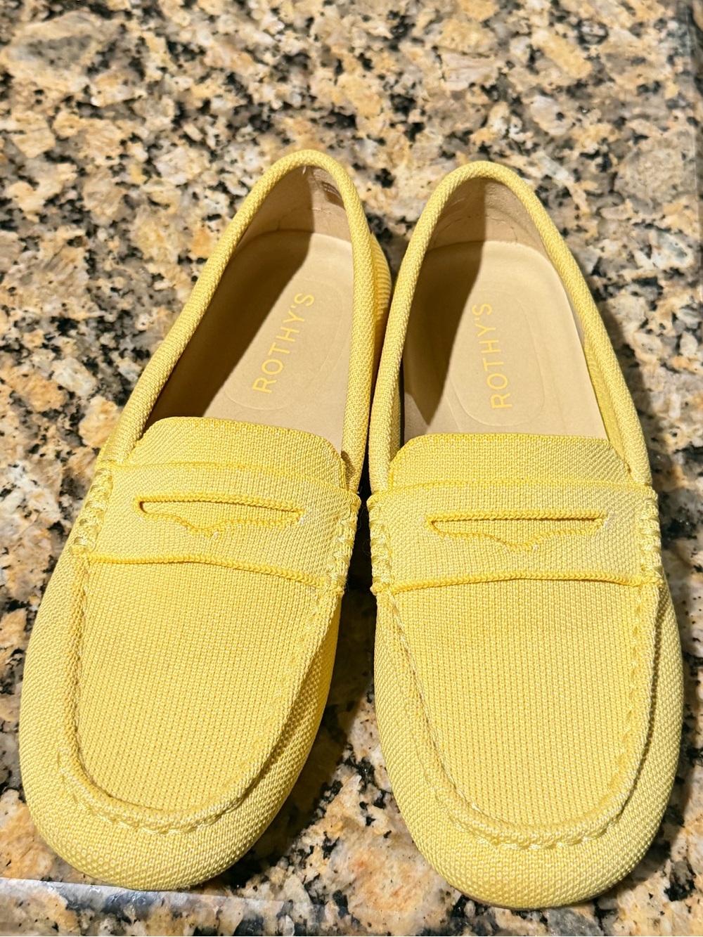 Rothy's Sunwashed Yellow Women's The Daily Driver size 7 - Picture 3 of 6